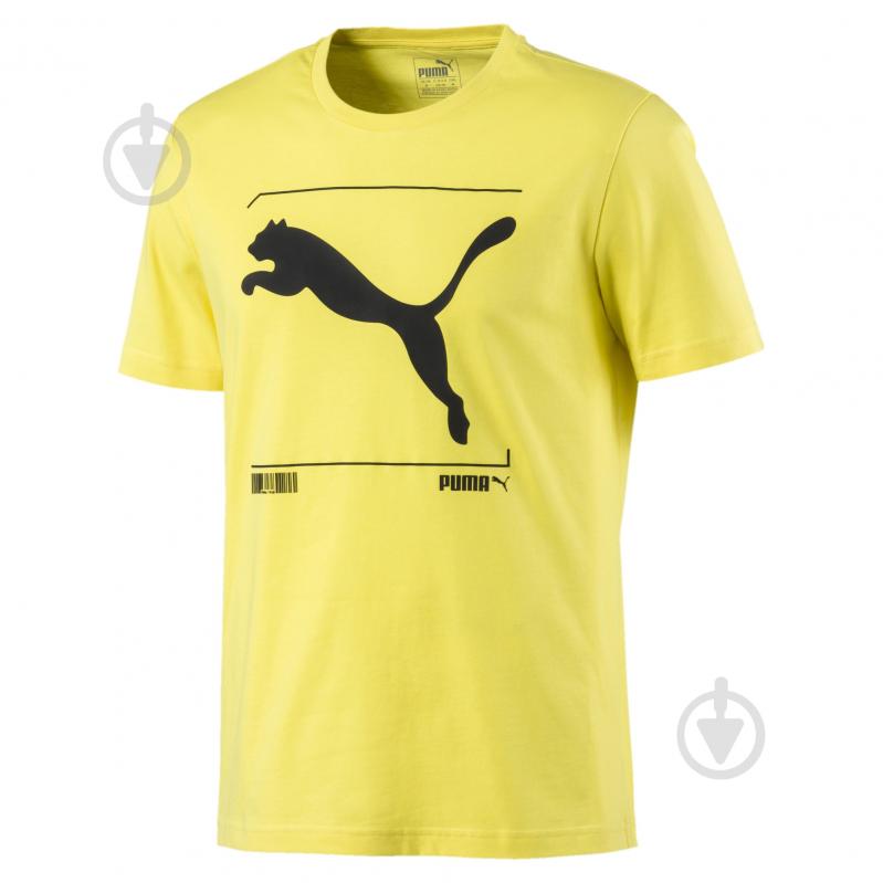 Футболка Puma Nu-tility Graphic Tee 58155227 р.M желтый - фото 1