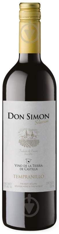 Вино Don Simon Selección Tempranillo красное сухое 0,75 л - фото 1