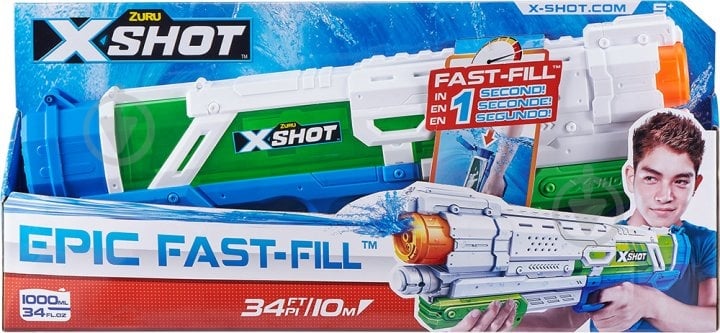 Бластер водяний Zuru X-Shot Fast Fill Large 56221R - фото 1