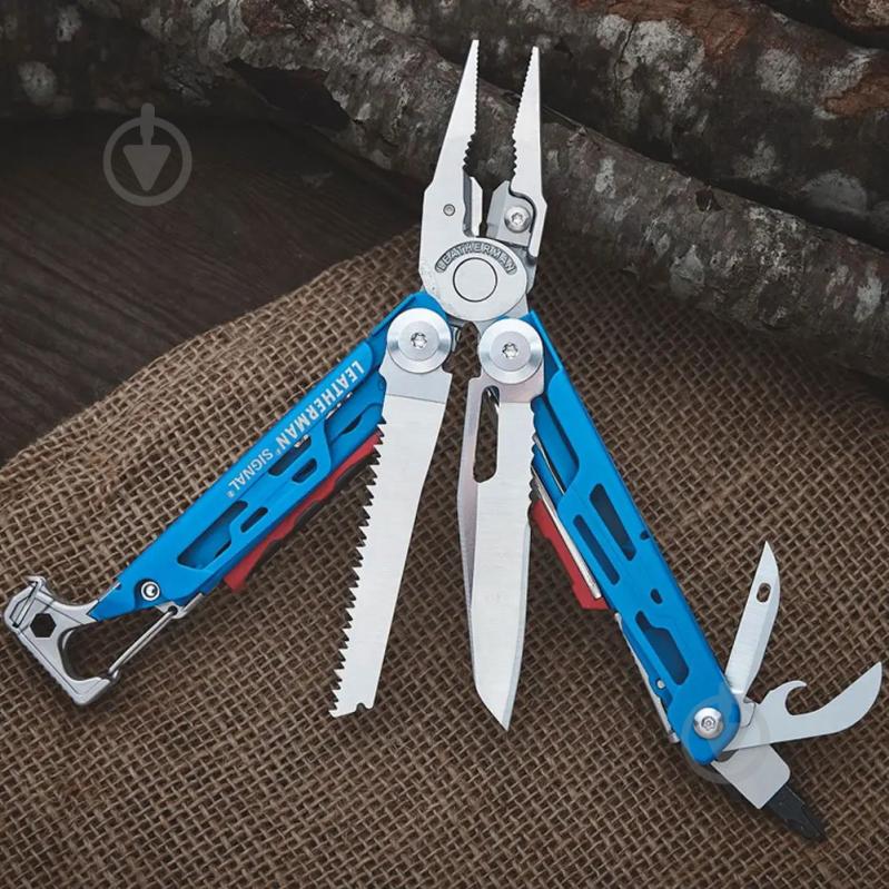 Мультитул Leatherman Signal Cobalt, синтетический чехол (19 інстр) 832741 - фото 11