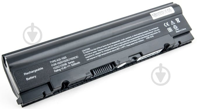 Аккумулятор PowerPlant Asus Eee PC A32-1025 (A32-1025) 10.8 V 5200 mAh NB00000005 - фото 1 Аккумулятор PowerPlant Asus Eee PC A32-1025 (A32-1025) 10.8 V 5200 mAh NB00000005 - фото 1
