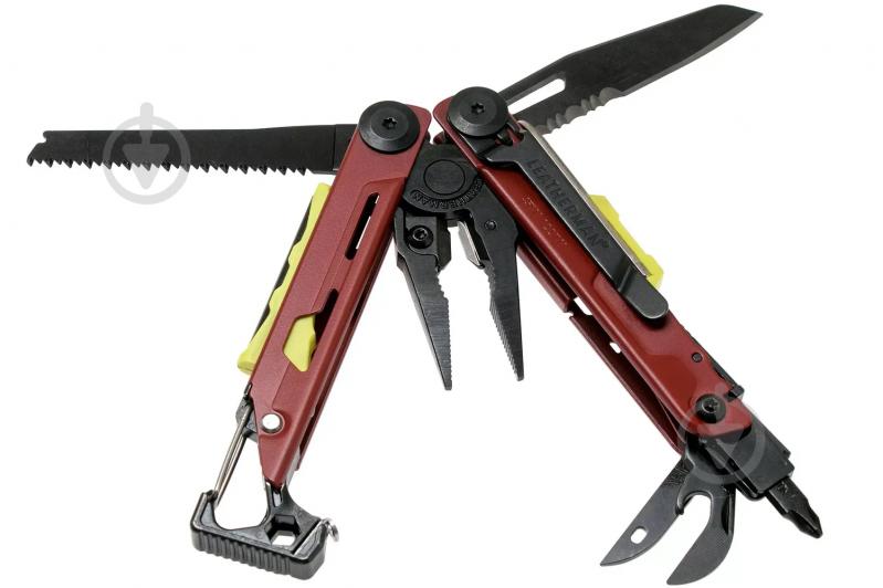 Мультитул Leatherman Signal Crimson, синтетичний чохол (19 інстр) 832745 - фото 5