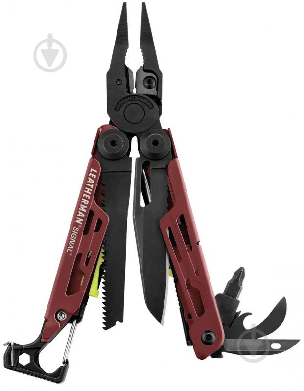 Мультитул Leatherman Signal Crimson, синтетичний чохол (19 інстр) 832745 - фото 1