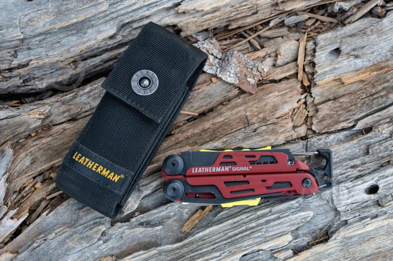 Мультитул Leatherman Signal Crimson, синтетичний чохол (19 інстр) 832745 - фото 18