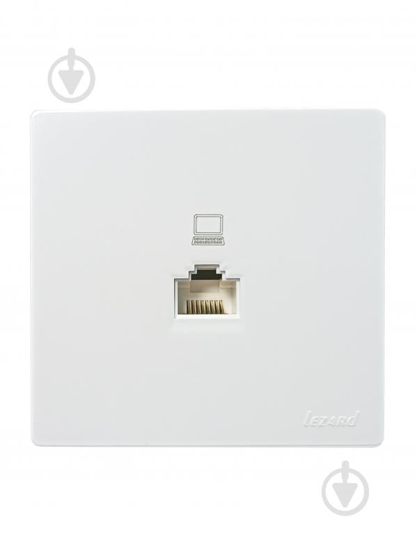 Розетка компьютерная Lezard LETO IP20 белый 752-0200-139 - фото 1 Розетка компьютерная Lezard LETO IP20 белый 752-0200-139 - фото 1