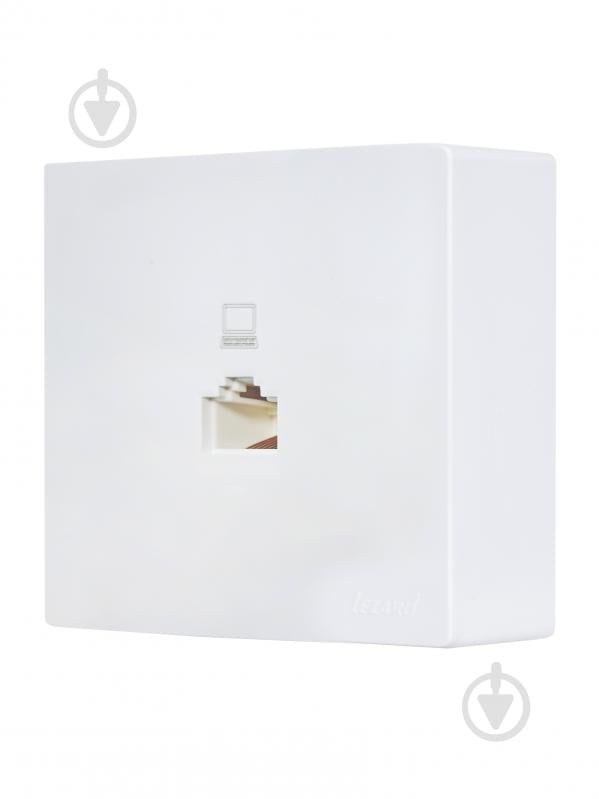 Розетка комп’ютерна Lezard LETO IP20 білий 752-0200-139 - фото 2