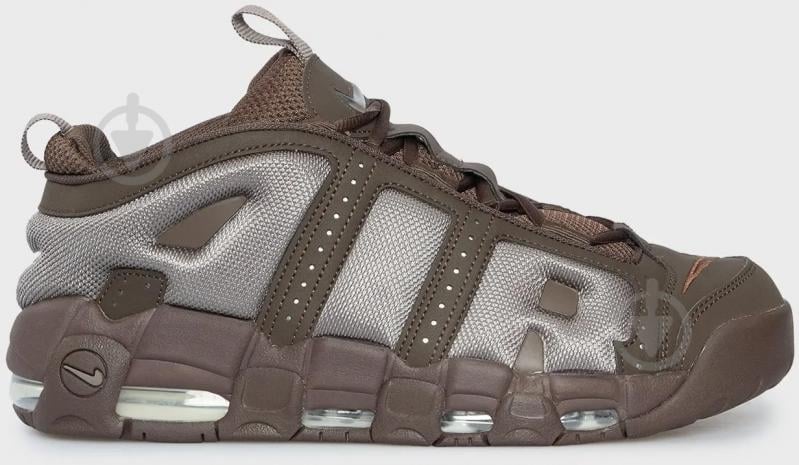 Кросівки чоловічі демісезонні Nike AIR MORE UPTEMPO LOW FZ3055-200 р.41 коричневі - фото 1
