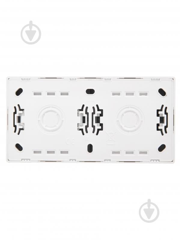 Розетка + выключатель одноклавишный Lezard LETO белый 752-0200-170BAP - фото 3