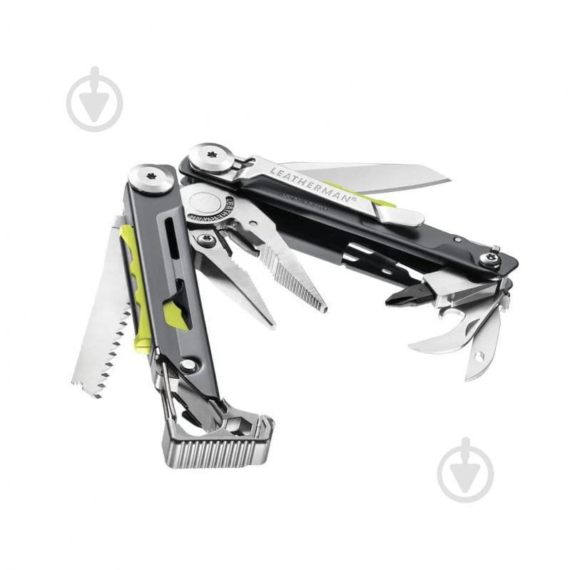 Мультитул Leatherman Signal Gray, синтетический чехол (19 інстр) 832737 - фото 2