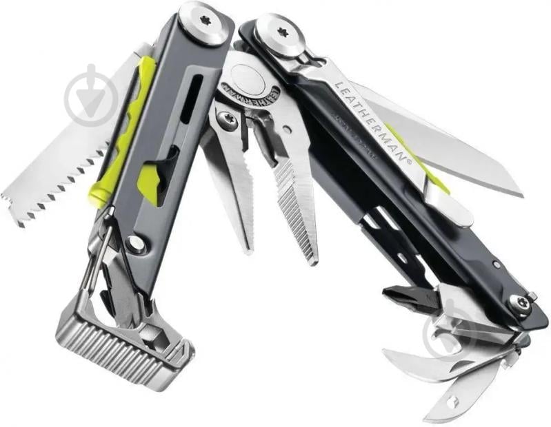 Мультитул Leatherman Signal Gray, синтетический чехол (19 інстр) 832737 - фото 8