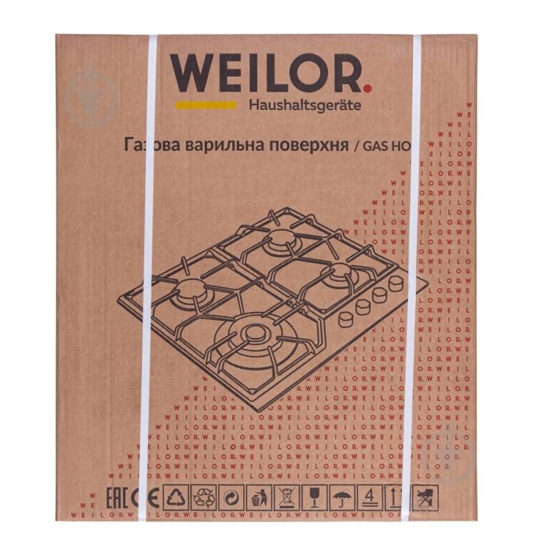 Варочная поверхность газовая WEILOR GG W604 WH - фото 13 Варочная поверхность газовая WEILOR GG W604 WH - фото 13