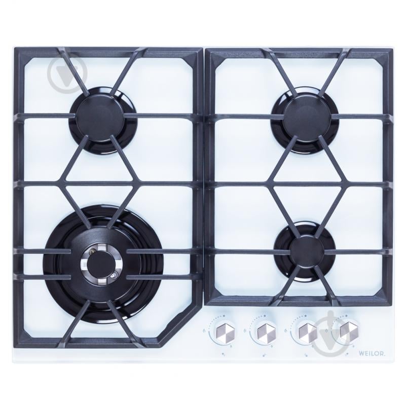 Варочная поверхность газовая WEILOR GG W604 WH - фото 1 Варочная поверхность газовая WEILOR GG W604 WH - фото 1