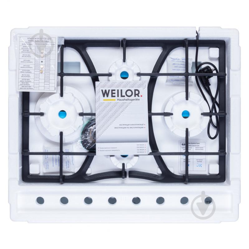 Варочная поверхность газовая WEILOR GG W614 WH - фото 12