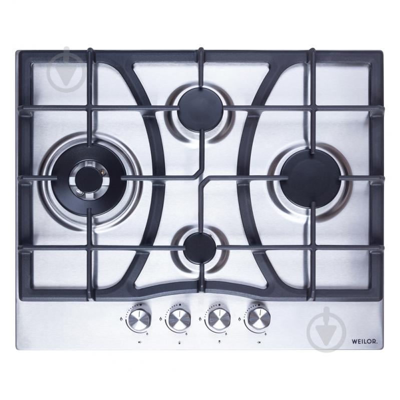Варочная поверхность газовая WEILOR GM W614 SS - фото 1