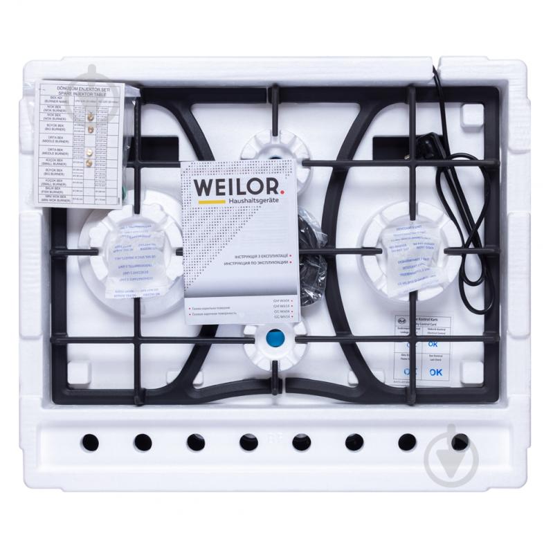 Варочная поверхность газовая WEILOR GM W614 BL - фото 12