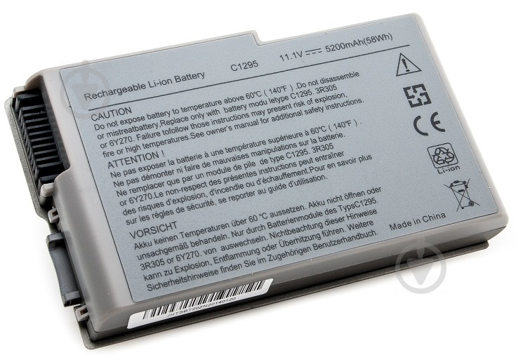 Акумулятор PowerPlant Dell D600 (C1295, DE D600 3S2P) 11.1 V 5200 mAh NB00000034 - фото 1