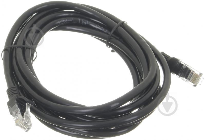 Патч-корд ЕМТ UTP 3 м чорний (4-0273У) RJ-45 - фото 2