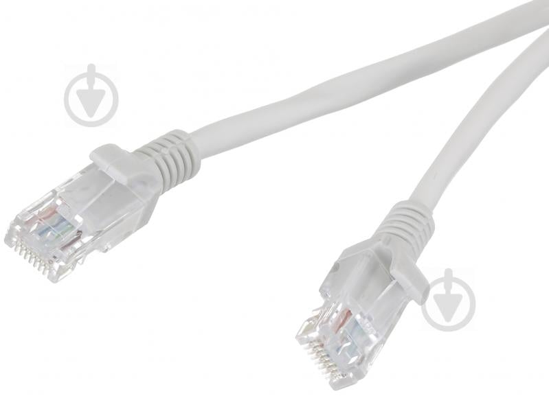 Патч-корд ЕМТ RJ-45-RJ-45 2 м сірий (4-0202У) UTP cat.5e - фото 1