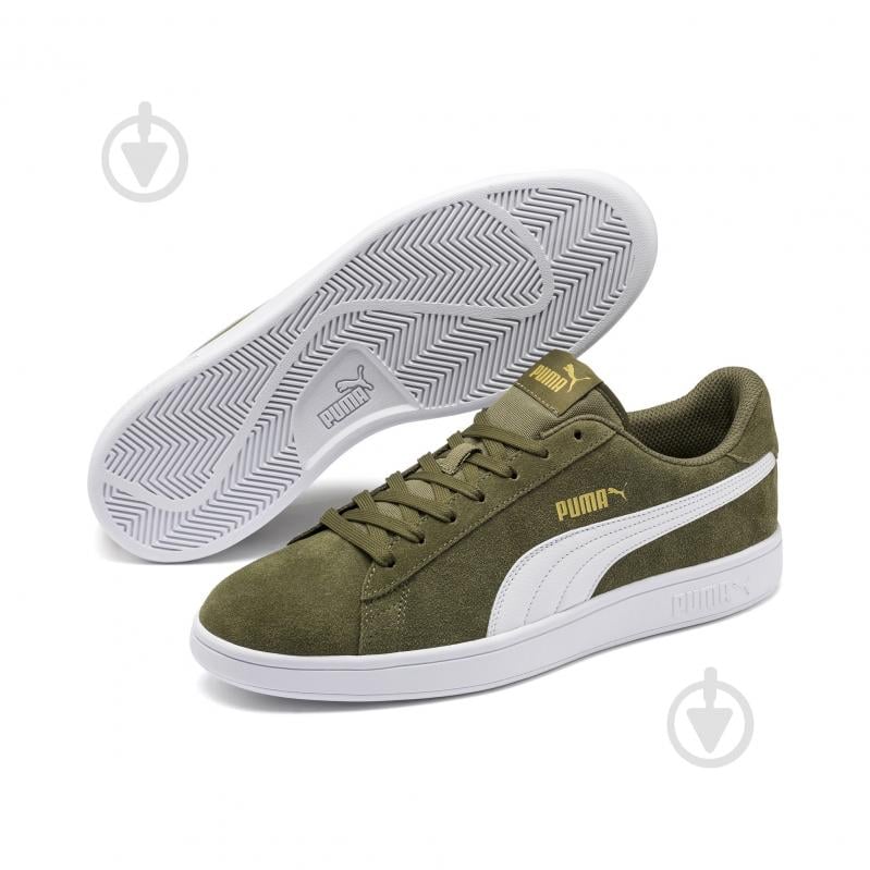 Кроссовки мужские демисезонные Puma Puma Smash v2 36498941 р.42 оливковые - фото 2