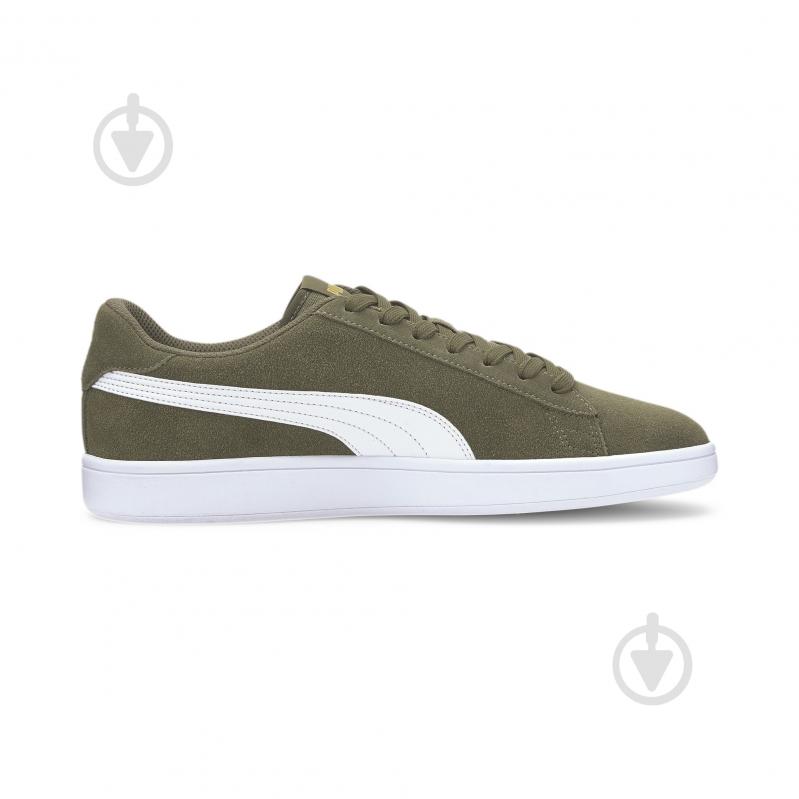 Кроссовки мужские демисезонные Puma Puma Smash v2 36498941 р.42 оливковые - фото 5