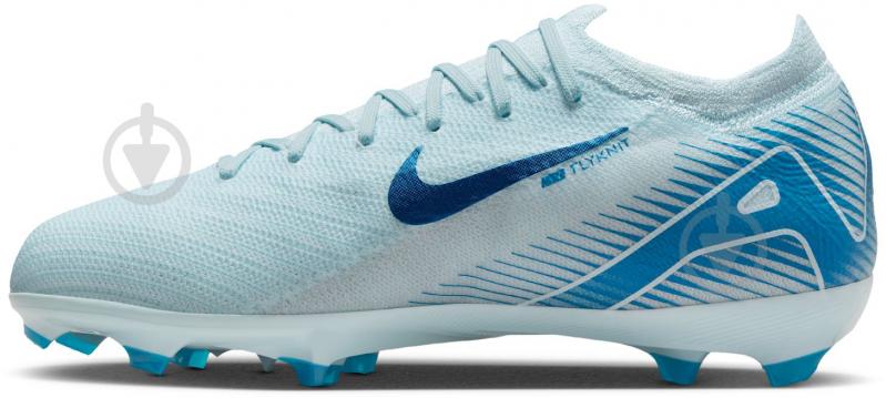 Бутсы Nike JR ZOOM VAPOR 16 PRO FG HF5448-400 р.35,5 синий - фото 4