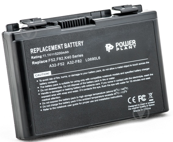 Акумулятор PowerPlant Asus F82 (A32-F82, AS F82 3S2P) 11.1 V 5200 mAh NB00000058 - фото 1