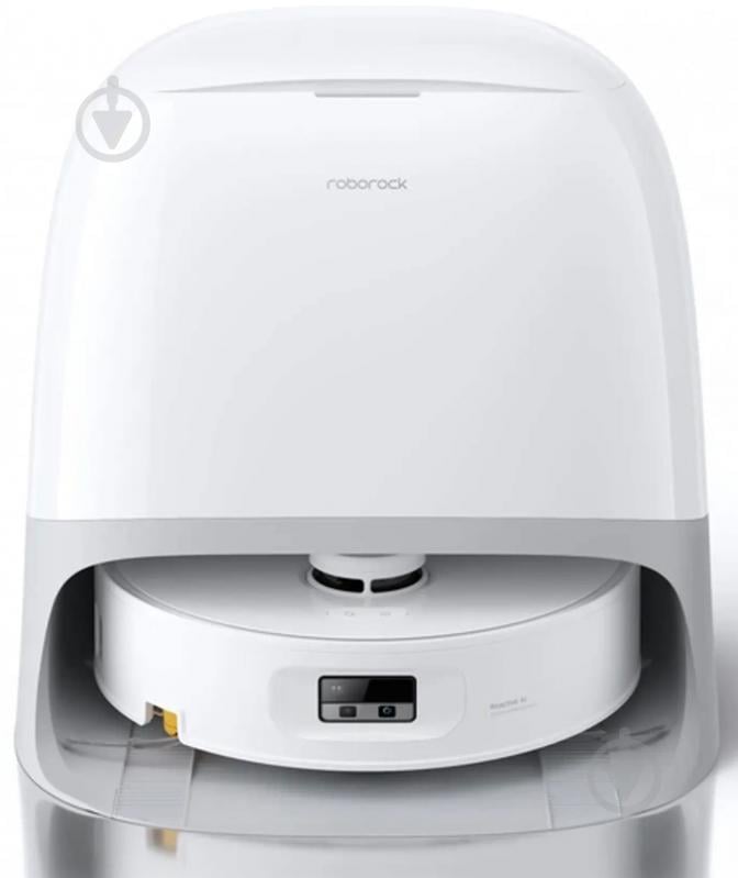 Робот-пылесос Roborock Qrevo Curv 2 Flow white - фото 1