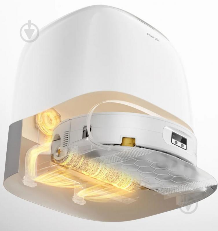 Робот-пылесос Roborock Qrevo Curv 2 Flow white - фото 30