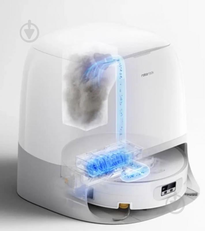Робот-пылесос Roborock Qrevo Curv 2 Flow white - фото 8