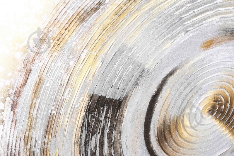 Картина ручной работы Circle рельефный рисунок 100x100 см Sensio C-2198B - фото 4