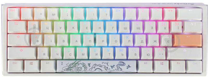 Клавіатура Ducky One 3 Mini RGB Cherry MX Silent Red (DKON2161ST-SUAPXPWWWSC1) white - фото 1