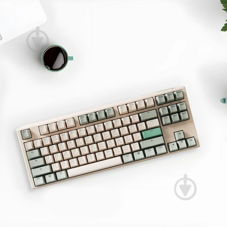 Клавиатура Ducky One 3 TKL Cherry MX Brown (DKON2187-BUAPXМAEGGC1) matcha cream - фото 11