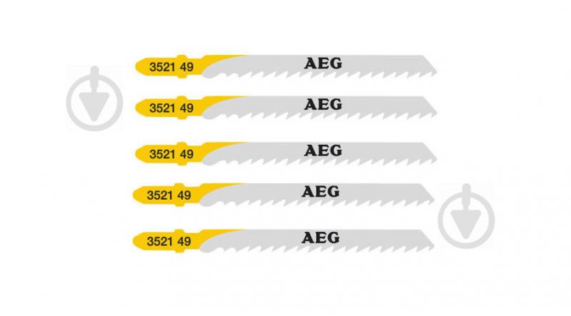 Пилочка для электролобзика AEG Т101D 5 шт. 4932352149 - фото 1