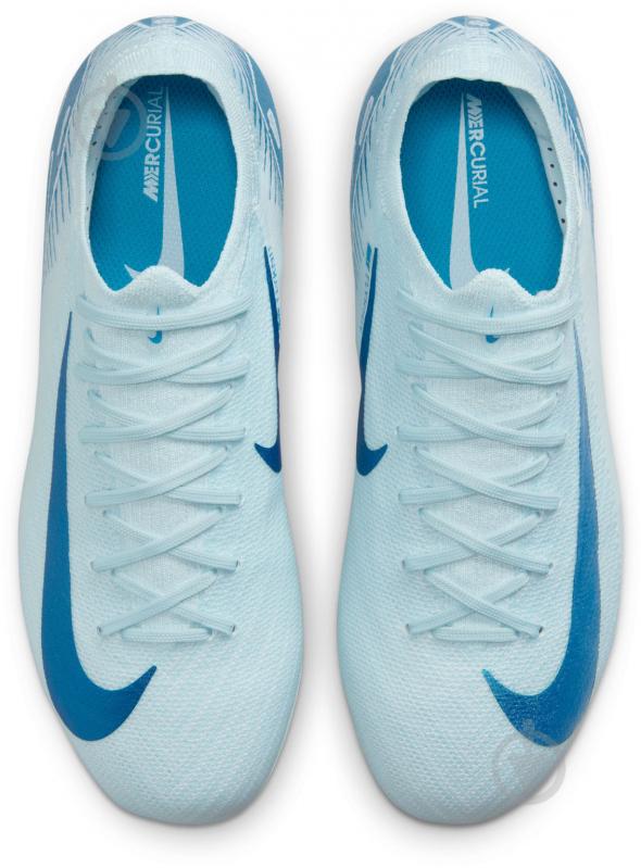 Бутсы Nike JR ZOOM VAPOR 16 PRO FG HF5448-400 р.36,5 синий - фото 7