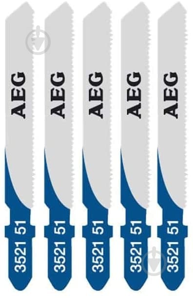 Пилка для електролобзика AEG Т118В 5 шт. 4932352151 - фото 1