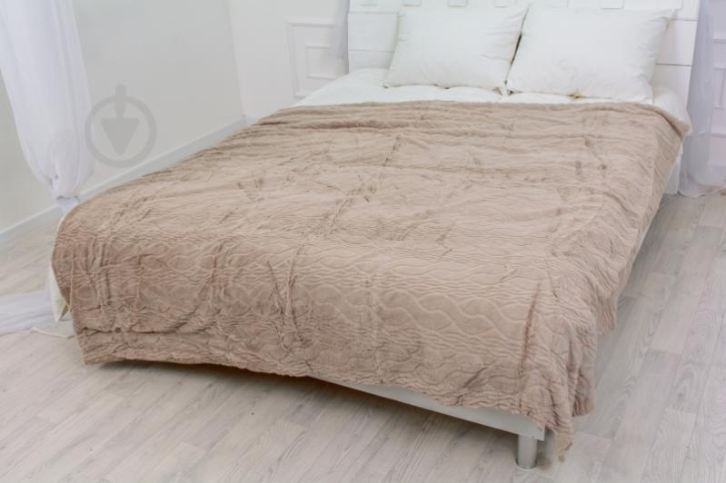 Плед №1006 Damask 150x200 см creamy MirSon - фото 2