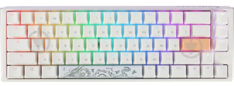 Клавіатура Ducky One 3 SF Cherry MX Red RGB (DKON2167ST-RUAPXPWWWSC1) white - фото 1