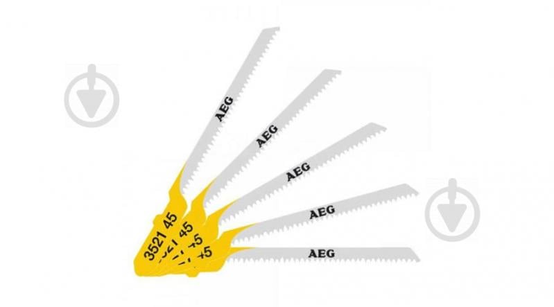 Пилка для електролобзика AEG Т101АО 5 шт. 4932352145 - фото 2