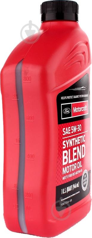 Моторное масло синтетическое Ford Motorcraft Synthetic Blend 5W-30 0,946 л (XO5W30Q1SP) - фото 2
