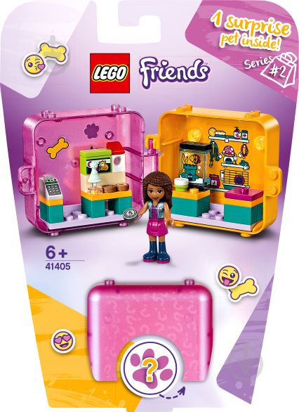 Конструктор LEGO Friends Ігровий куб «Андреа на шопінгу» 41405 - фото 1