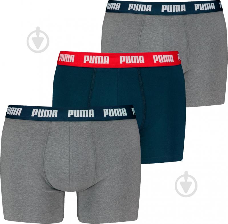 Труси чоловічі Puma MEN EVERYDAY BOXERS 3P 93832705 L різнокольоровий - фото 1