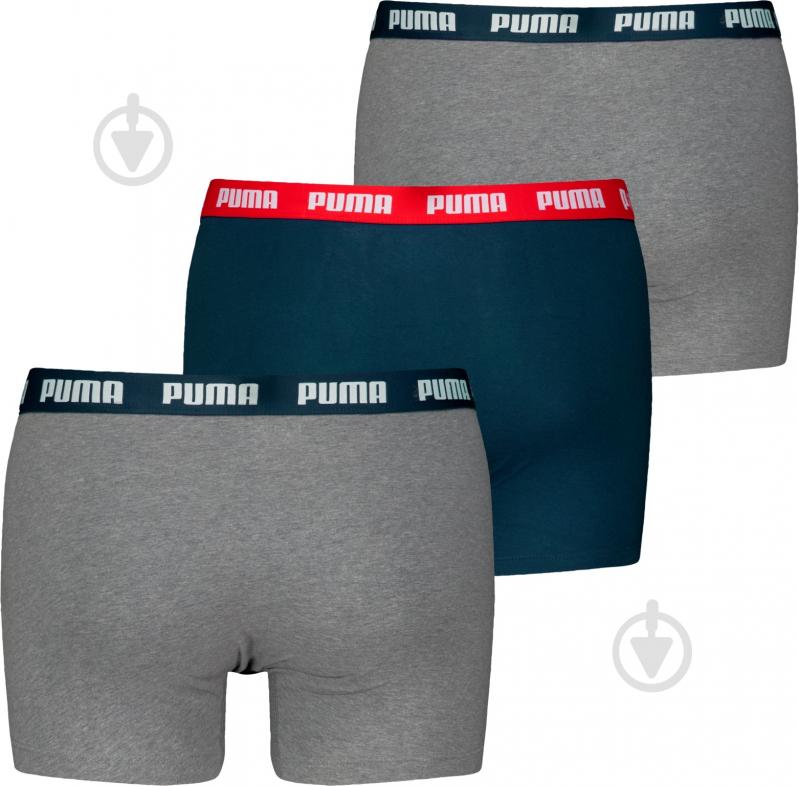 Труси чоловічі Puma MEN EVERYDAY BOXERS 3P 93832705 L різнокольоровий - фото 2