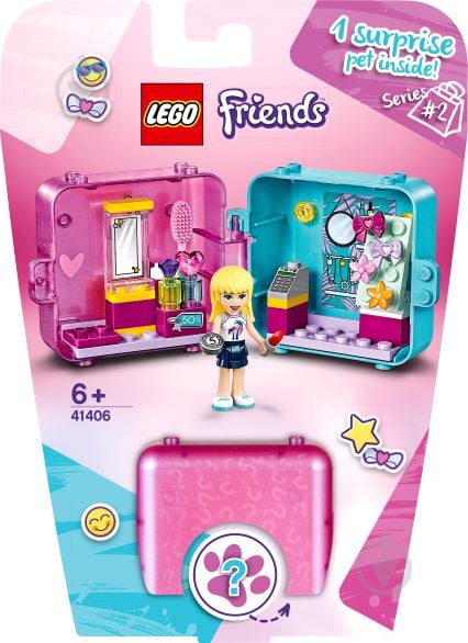 Конструктор LEGO Friends Игровой куб «Стефани на шоппинге» 41406 - фото 1