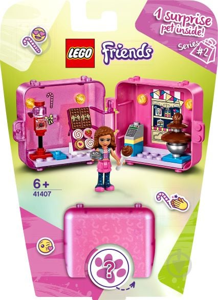 Конструктор LEGO Friends Игровой куб «Оливия на шоппинге» 41407 - фото 1