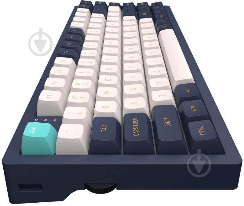 Клавіатура Dark Project KD83A (DPP83_GSH_NAVY_ANSI_UA) ivory/navy blue - фото 2