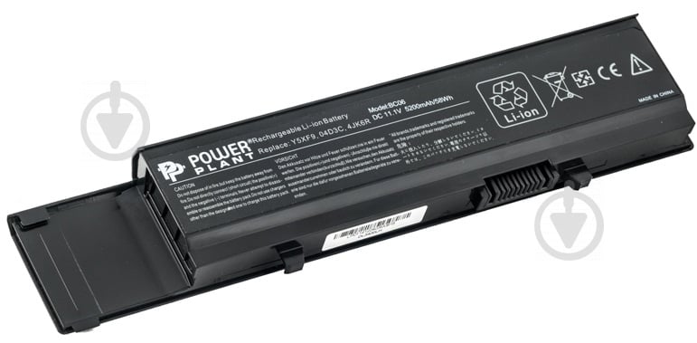 Акумулятор PowerPlant Dell Vostro 3400 (7FJ92, DL3400LH) 11.1 V 5200 mAh NB00000114 - фото 1