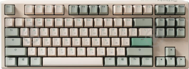 Клавіатура ігрова Ducky One 3 TKL Cherry MX Silent Red (DKON2187-SUAPXМAEGGC1) matcha cream - фото 1