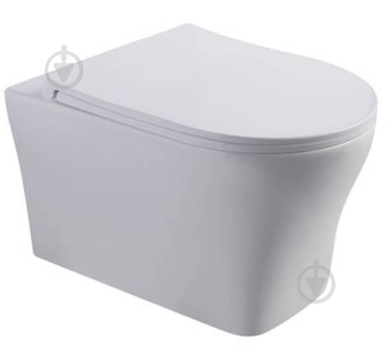 Унитаз подвесной Ravak Nuvo TORNADO, сиденье Duroplast SLIM soft-close - фото 1