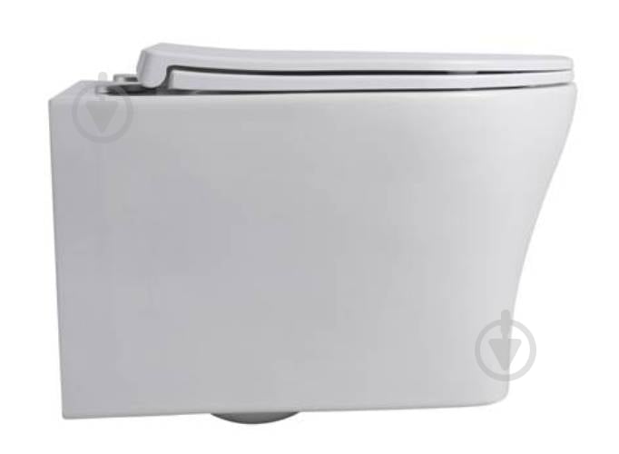 Унитаз подвесной Ravak Nuvo TORNADO, сиденье Duroplast SLIM soft-close - фото 3