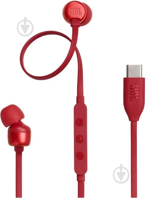 Навушники JBL T310 С red (JBLT310CRED) - фото 5